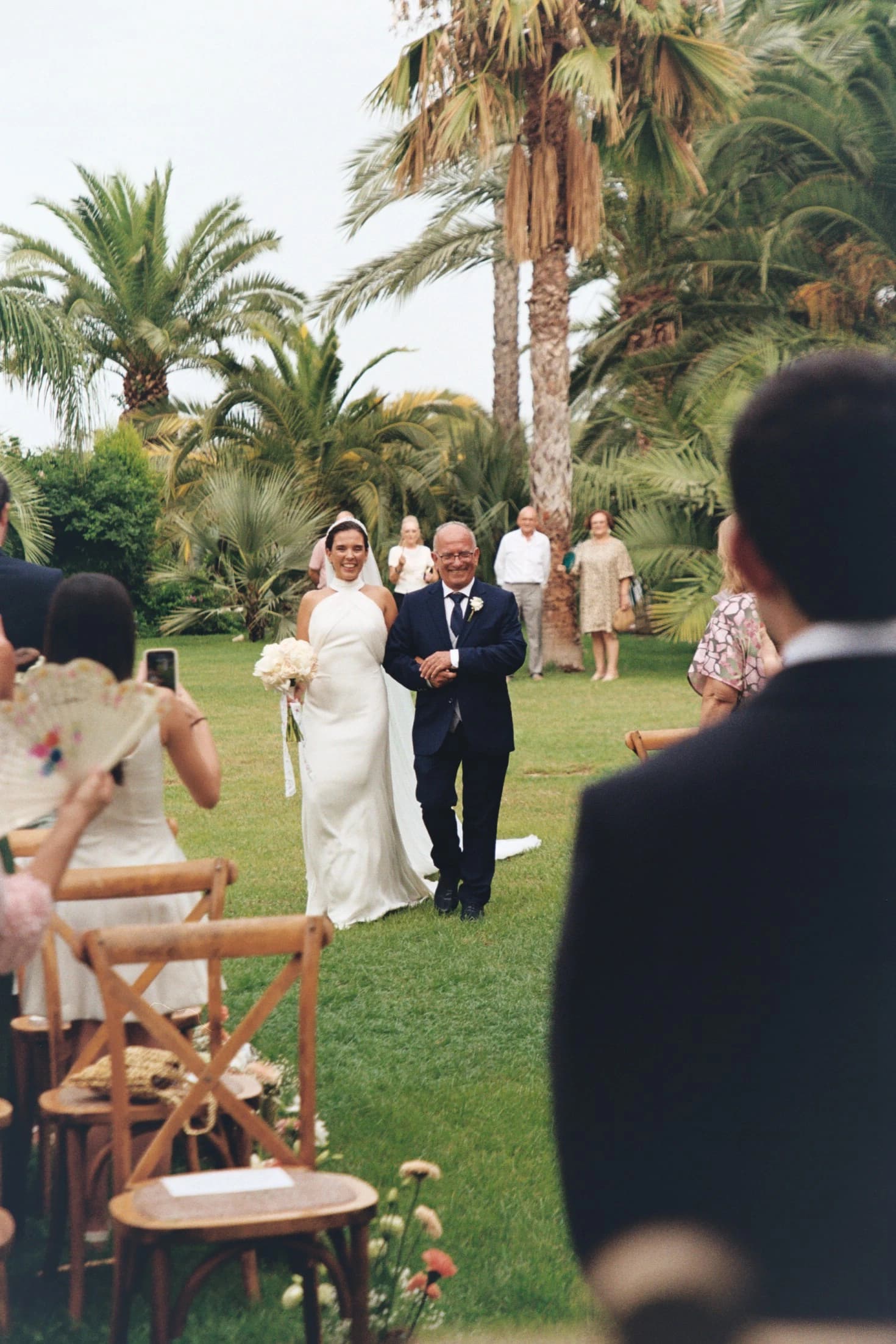 Novios durante la ceremonia